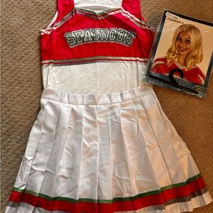 Disney Zombie’s Addison Adult Cheerleader Halloween Costume-Size Large
